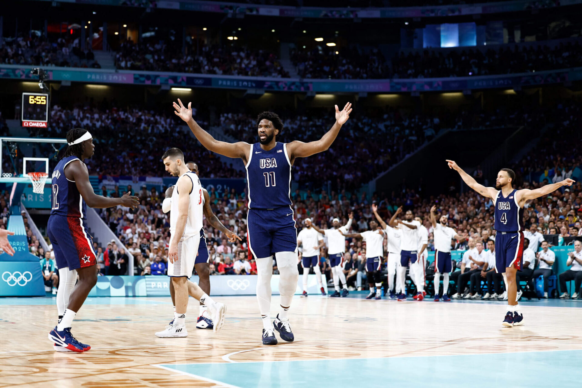 Why fans booed Embiid in Team USA's win over Serbia